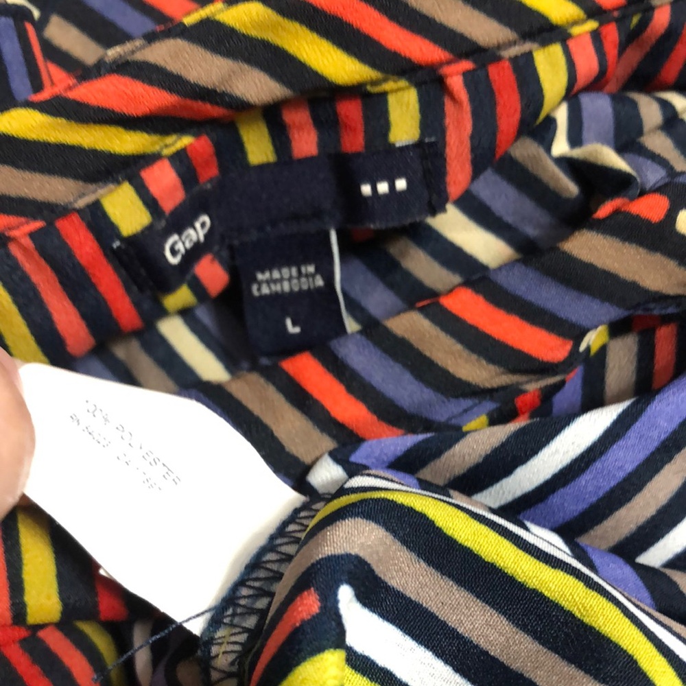 GAP Striped Drawstring Dress - Picture 4 of 4